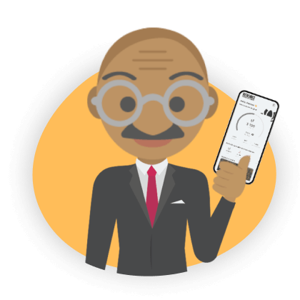 mascotte Gandee incarnant l'engagement RSE et les challenges connectés Bouge ton Good