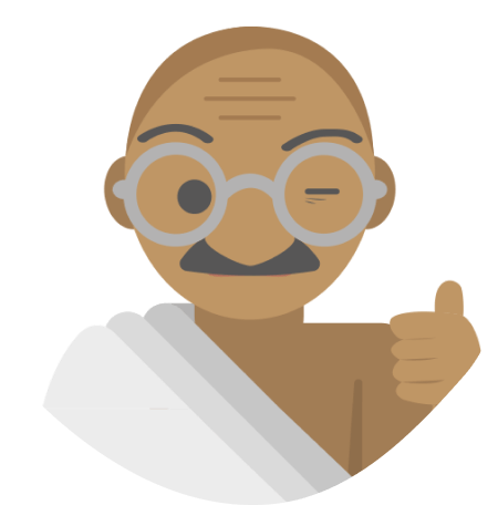 mascotte Gandee pouce levé